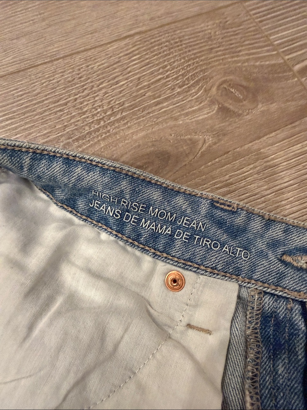 Wild Fable High Rise Distressed Mom Jeans - Picture 10 of 12